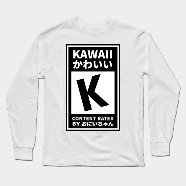 Kawaii T-shirt Long Sleeve T-Shirt by Anime Gadgets